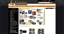 Desktop Screenshot of lazrartstore.com